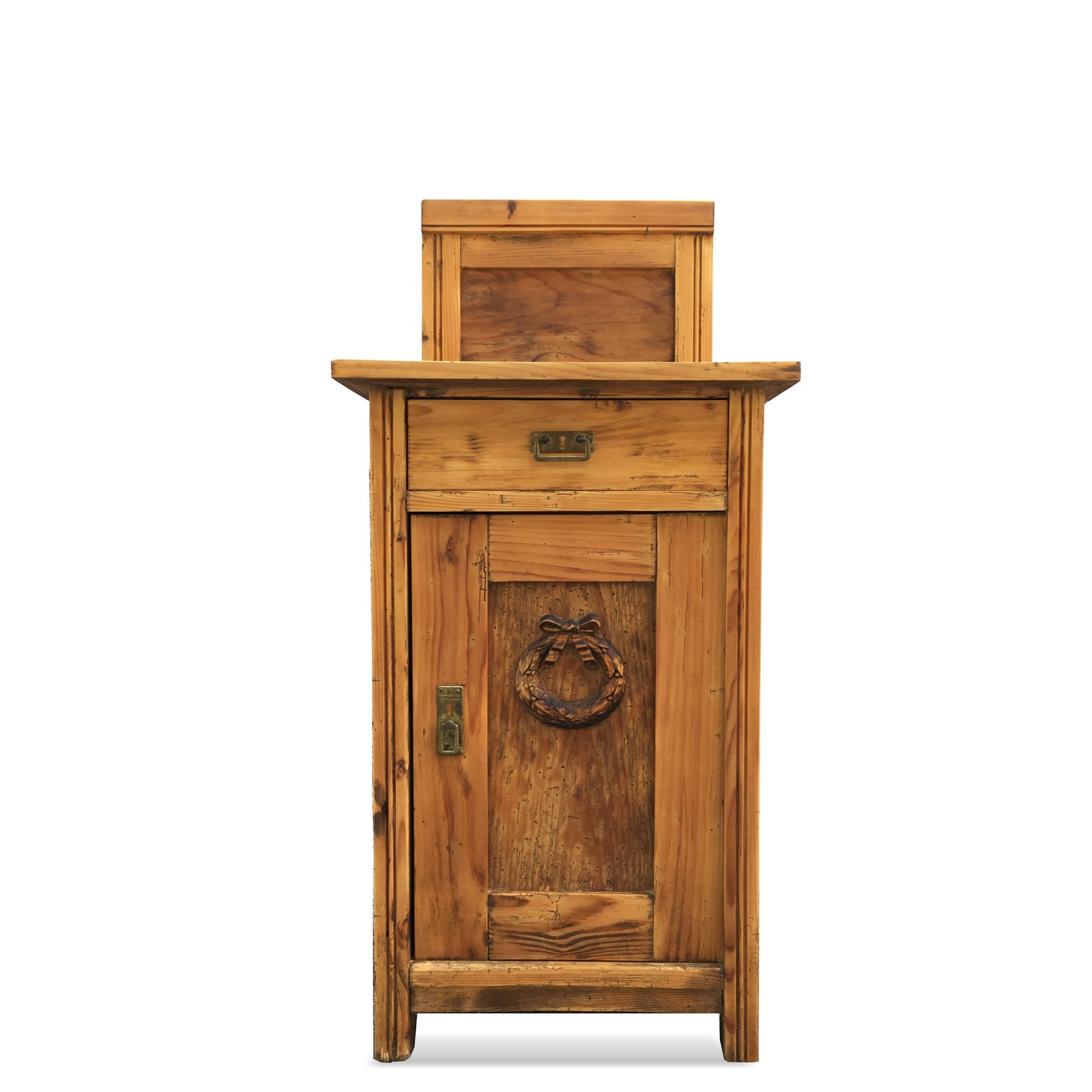 Kommode klein Nachtschrank Weichholz Landhaus antik Kommode antik