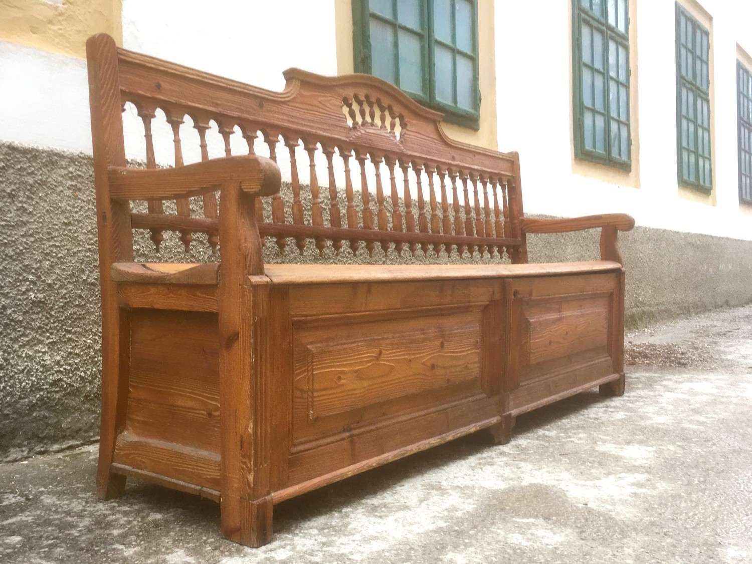 Küchensitzbank antik Truhenbank Truhensitzbank Landhausstil Küchenbank