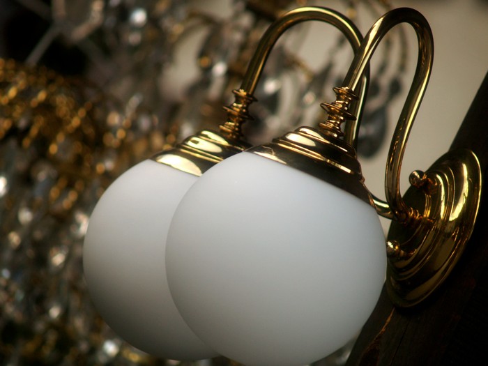 Wandleuchter zweiflammig