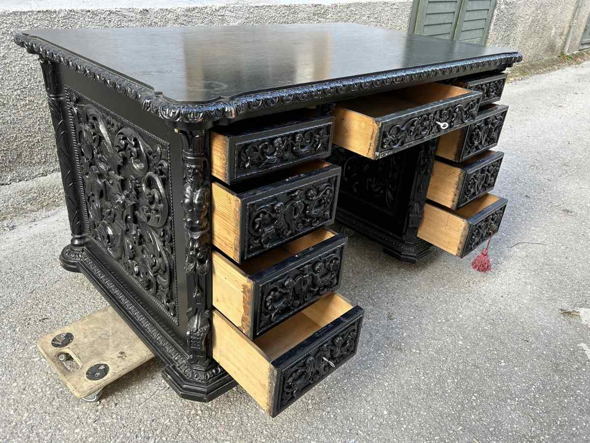 Antiquität Renaissance Schreibtisch antik Barock Möbel