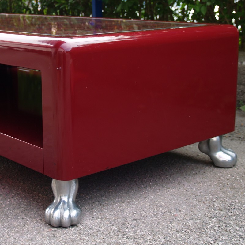 Bretz Couchtisch Metall rot