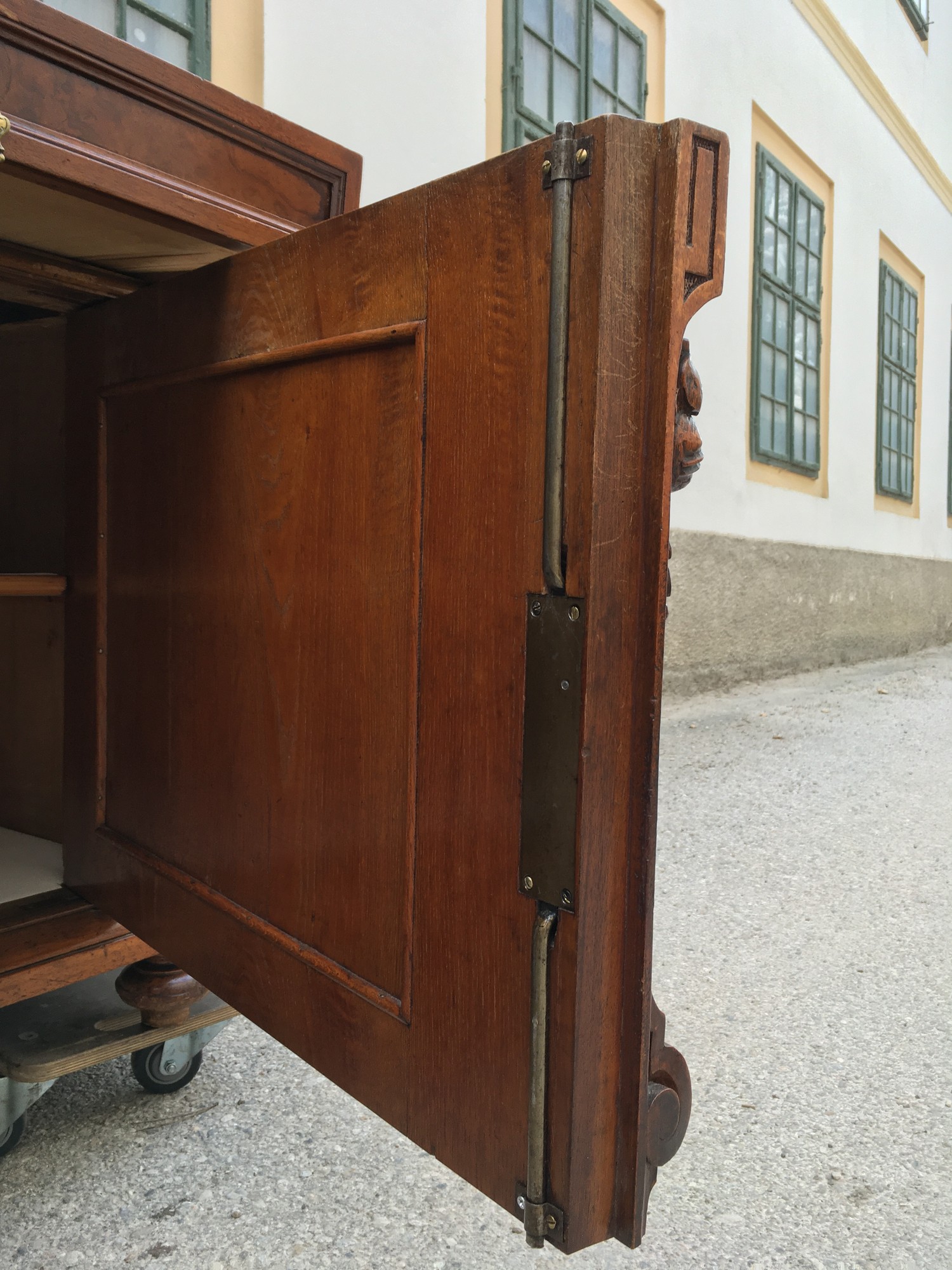 Kommode antikes Möbel Sideboard Anrichte Marmorplatte