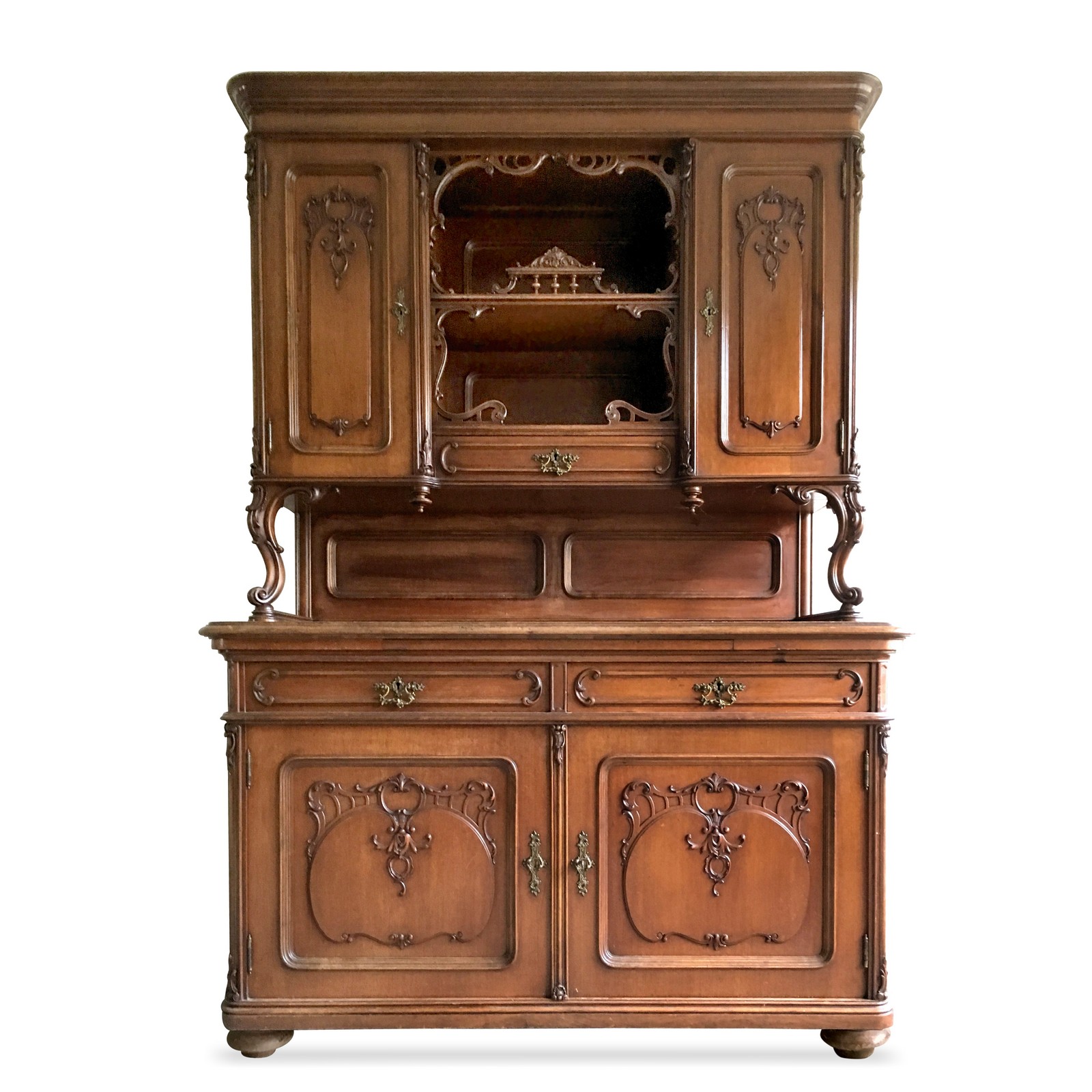 Anrichte Schrank Pfeiferlbarock Buffetschrank antik Schrank antik Marmor Kommode Möbel