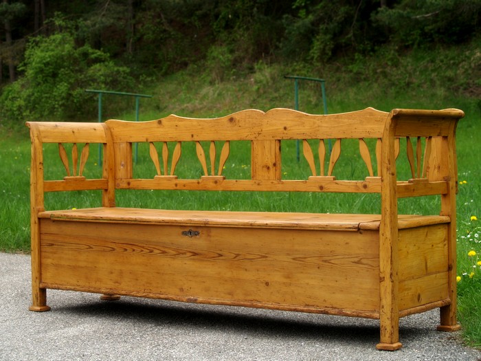 Sitztruhe Biedermeier