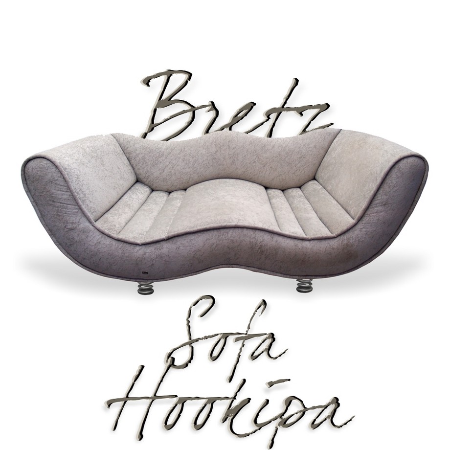 Bretz Sofa silbern Laola Hookipa Designersofa Bretz Sofa Hookipa Laola silbergrau