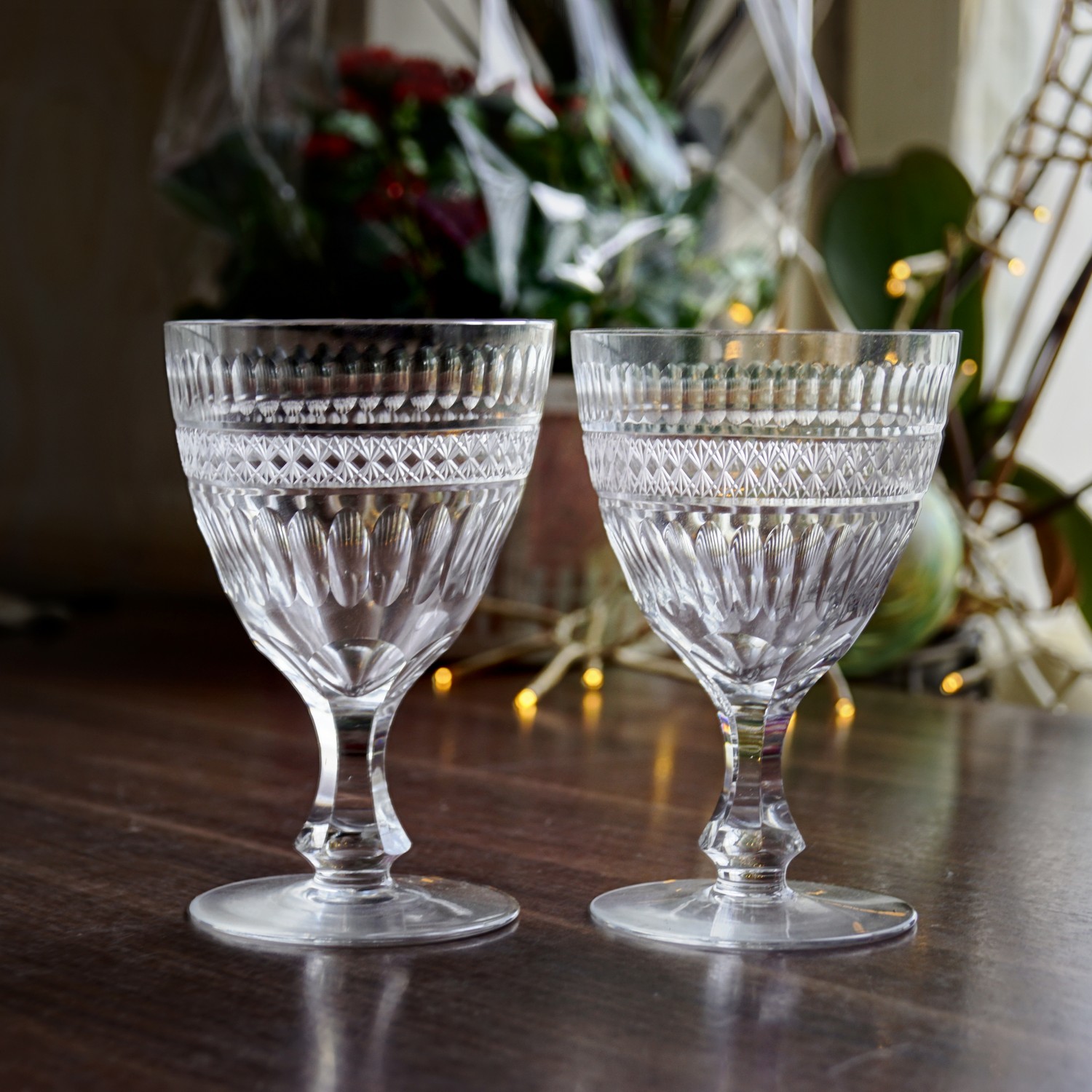 Bleikristall Weingläser Vintage wie neu