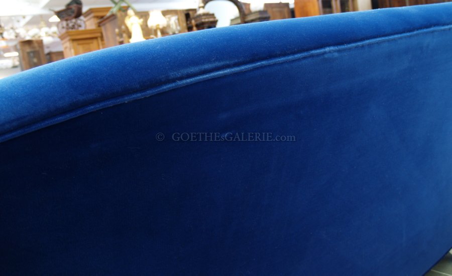 Bretz Pool Sofa Samt blau