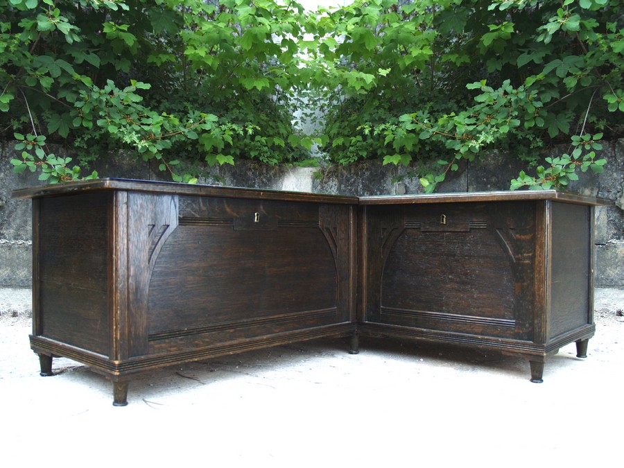 Jugendstil Sitzbank antik