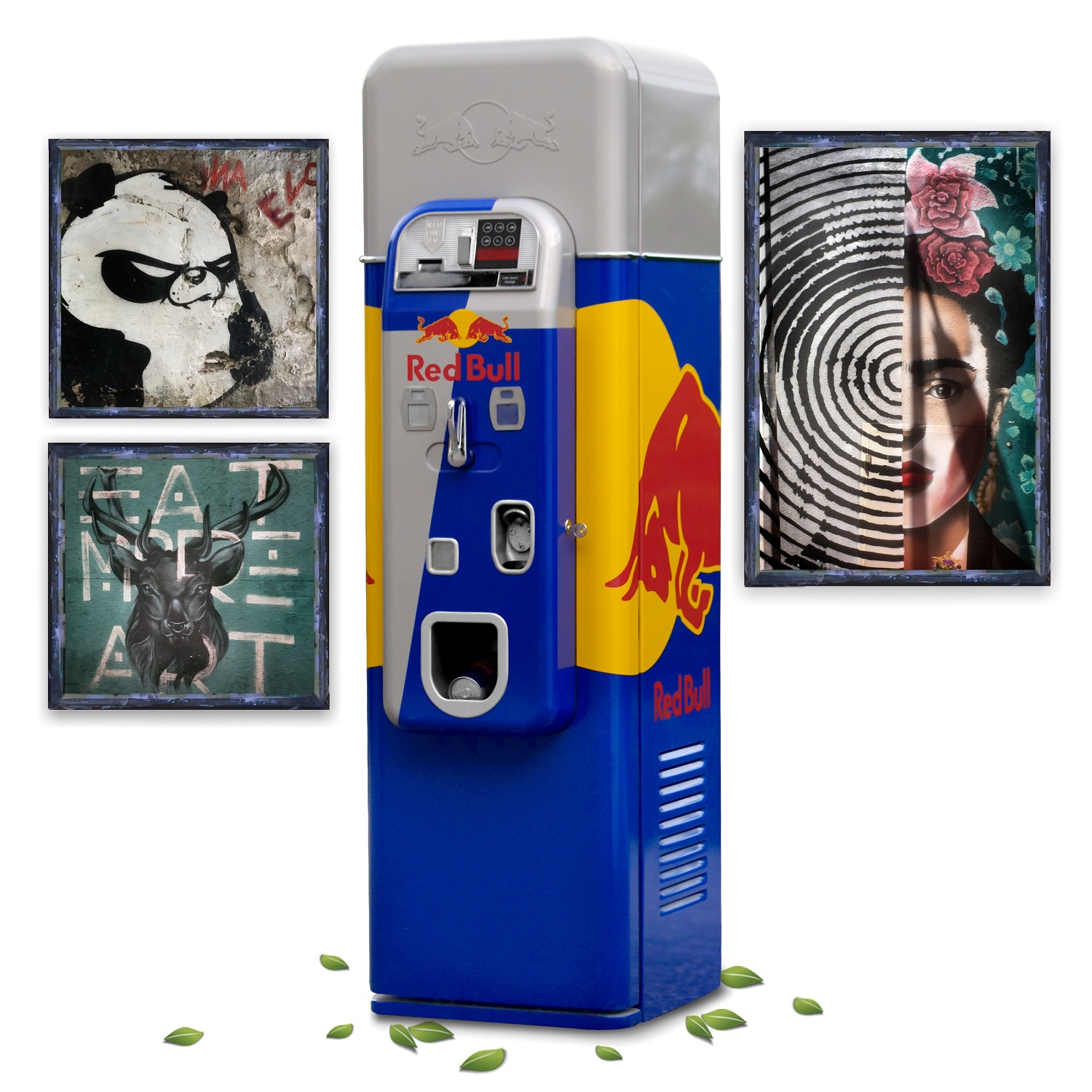 Wurlitzer Getränkeautomat Vending Retro Design Redbull Refrigerator Getränkeautomat Wurlitzer Vending Vendo Retro Design Neuzeitlich Cola Redbull Harleydavidson Automat
