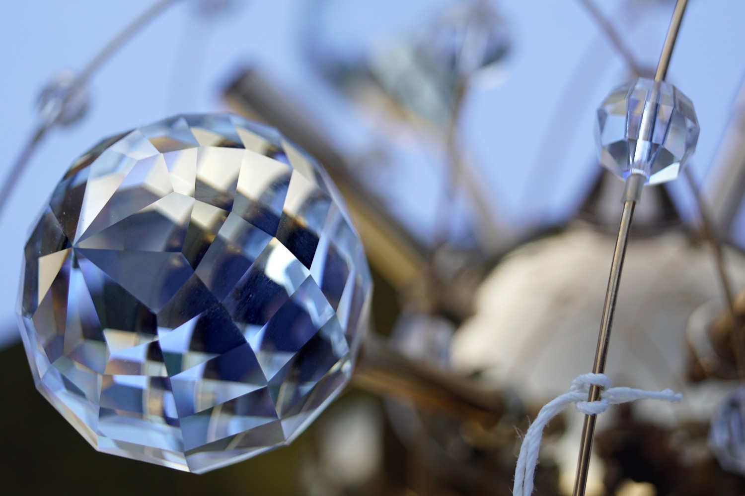 Luster Orion Wien Deckenlampe Wandlampe funklender Bleikristall Leuchter Chrom "Uranus" Spaceage Sputnik 24k vergoldet gold messing Lamp Design