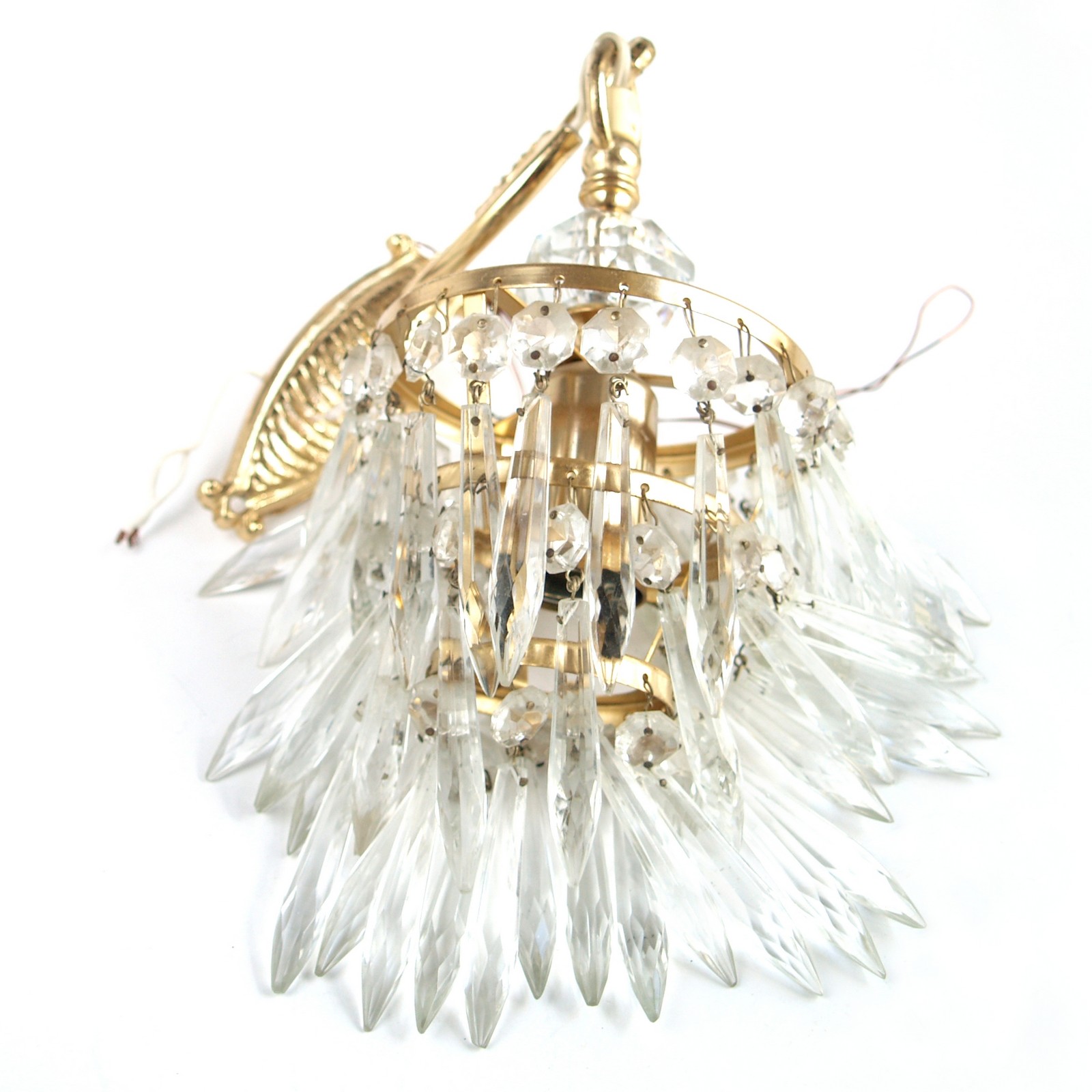 Wandlampe Bleikristall