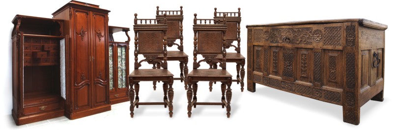 Barock Schrank antike Truhen geschnitzt 17 Jhdt Moebel Truhe Sessel Barock Schrank antike Truhen geschnitzt 17 Jhdt Moebel Truhe Sessel