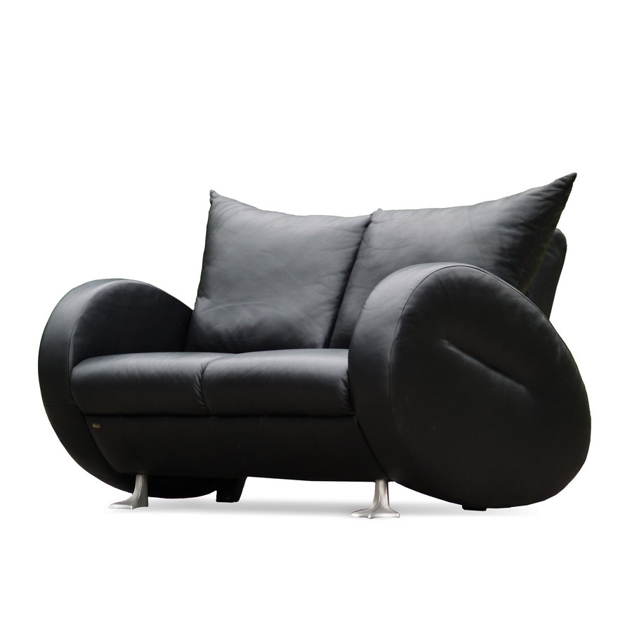 BRETZ Popeye LEDERSOFA * TOP Zustand * 2-Sitzer Leder Bretz Sofa Popeye