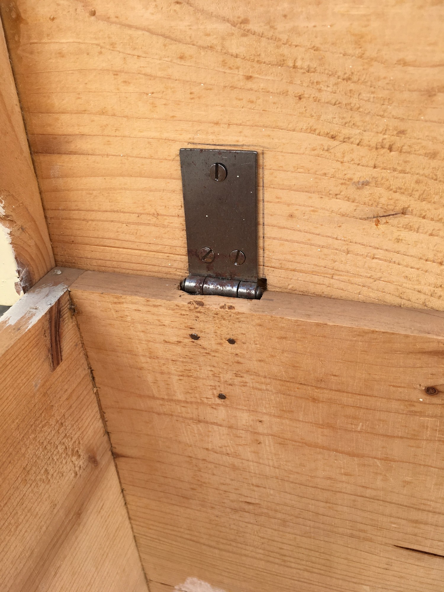 Truhe antik Vintage Vollholz