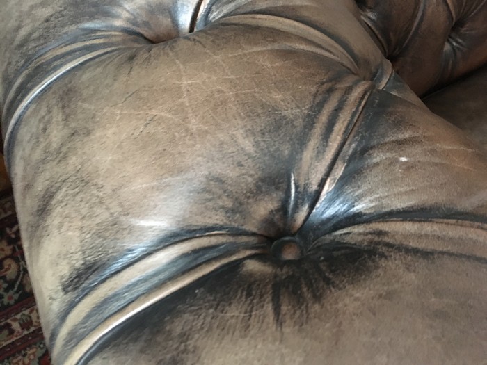 Chesterfield Clubsofa Leder