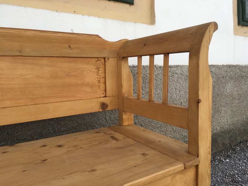 Truhensitzbank gross