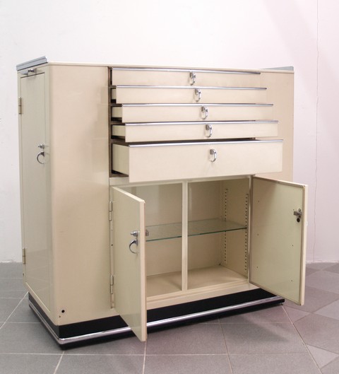 Metallkommode Midcentury Arztschrank