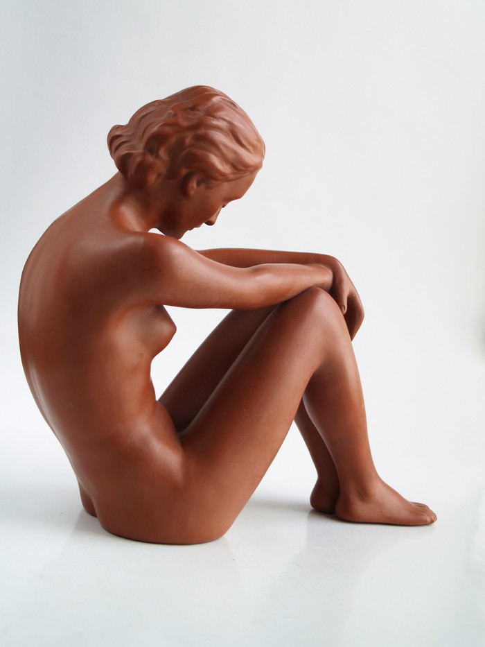 Aktfigur Bad gmundner nackte frau vintage