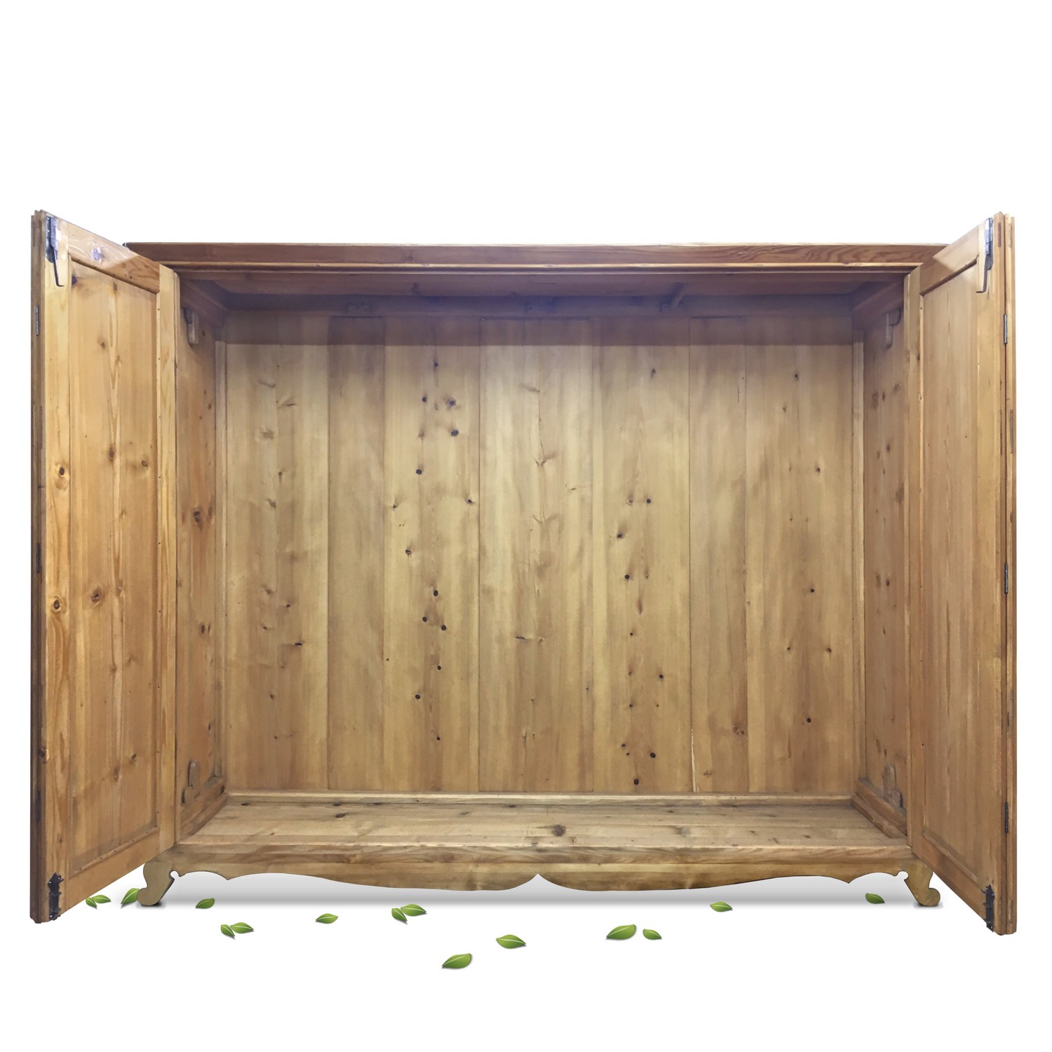 Schrank Steckschrank Klapptüren Kleiderschrank antik restauriert Sakristeischrank