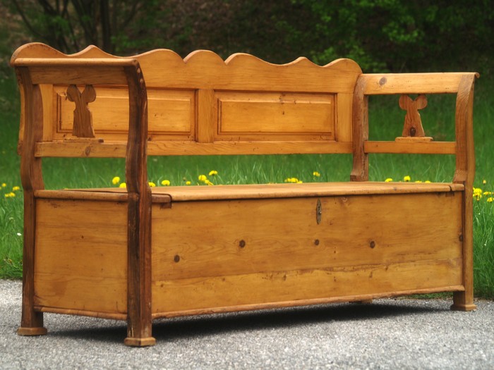 Truhenbank Holz