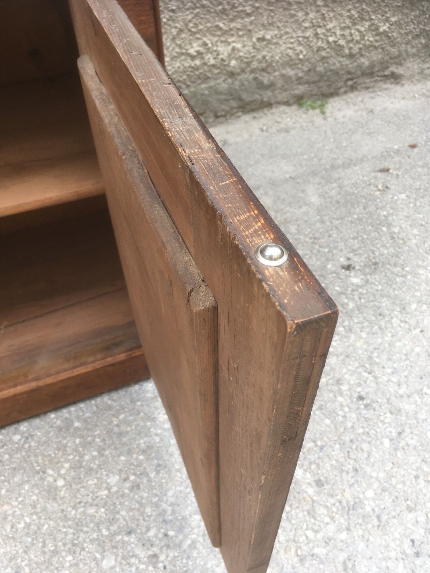 Biedermeier Möbel antik klein Schrank