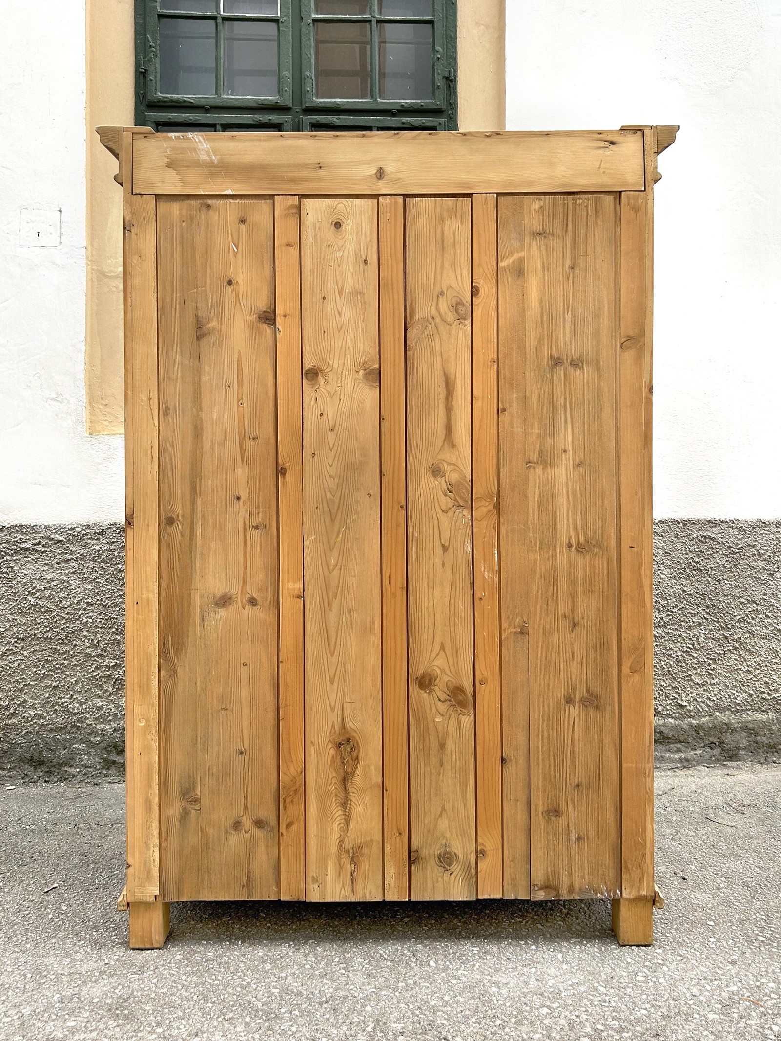 Landhaus Geschirrschrank Weichholz Bauernschrank Vitrine ♥