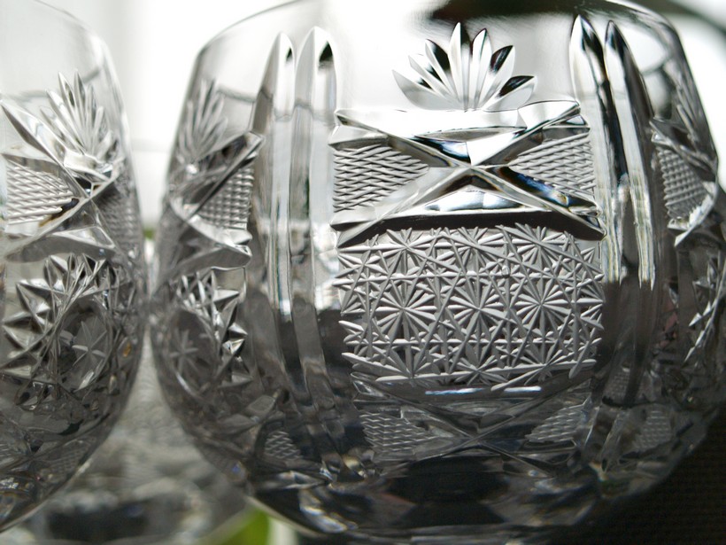 Crystal Glasses Wine Vintage