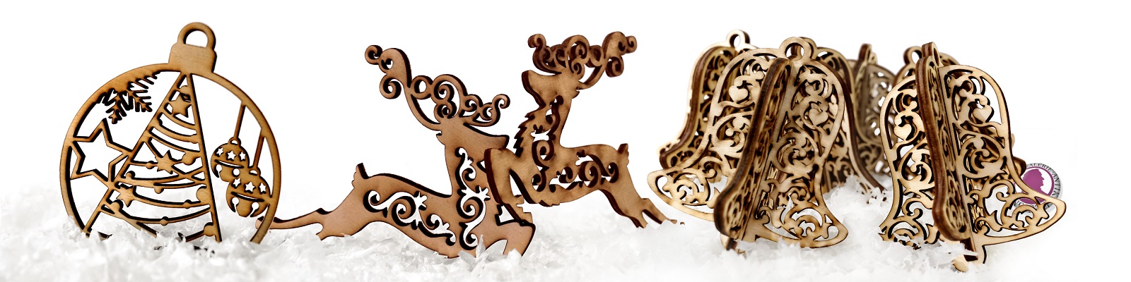 Christbaumschmuck Holz Bauernweihnachtsbaum Christbaumschmuck Holz Bauernweihnachtsbaum Hirsch Glocke