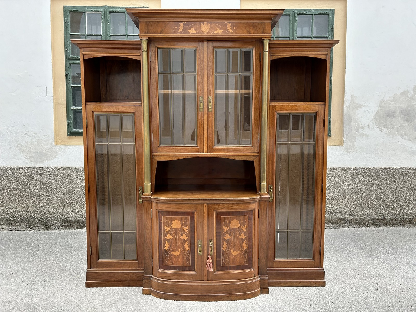 Vitrine Kredenz antik Buffetschrank Original Jugendstil Anrichte