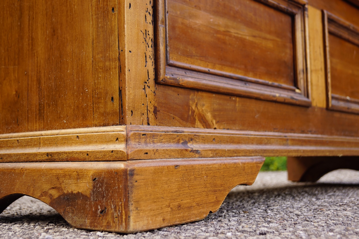 Truhe Antikstil Sitztruhenbank Altholz Landhausstil