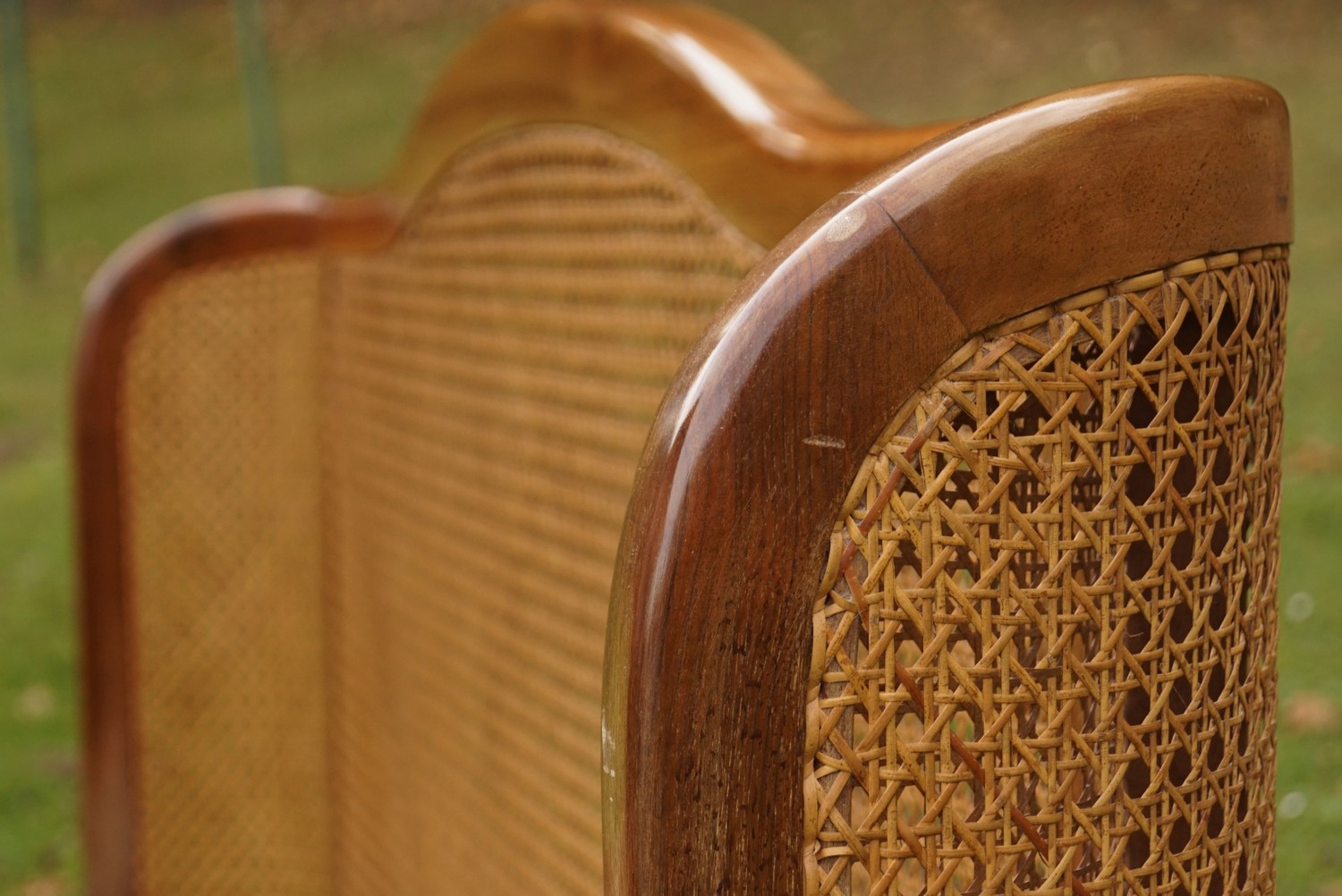 Geflecht Möbel antik Wiener Bett