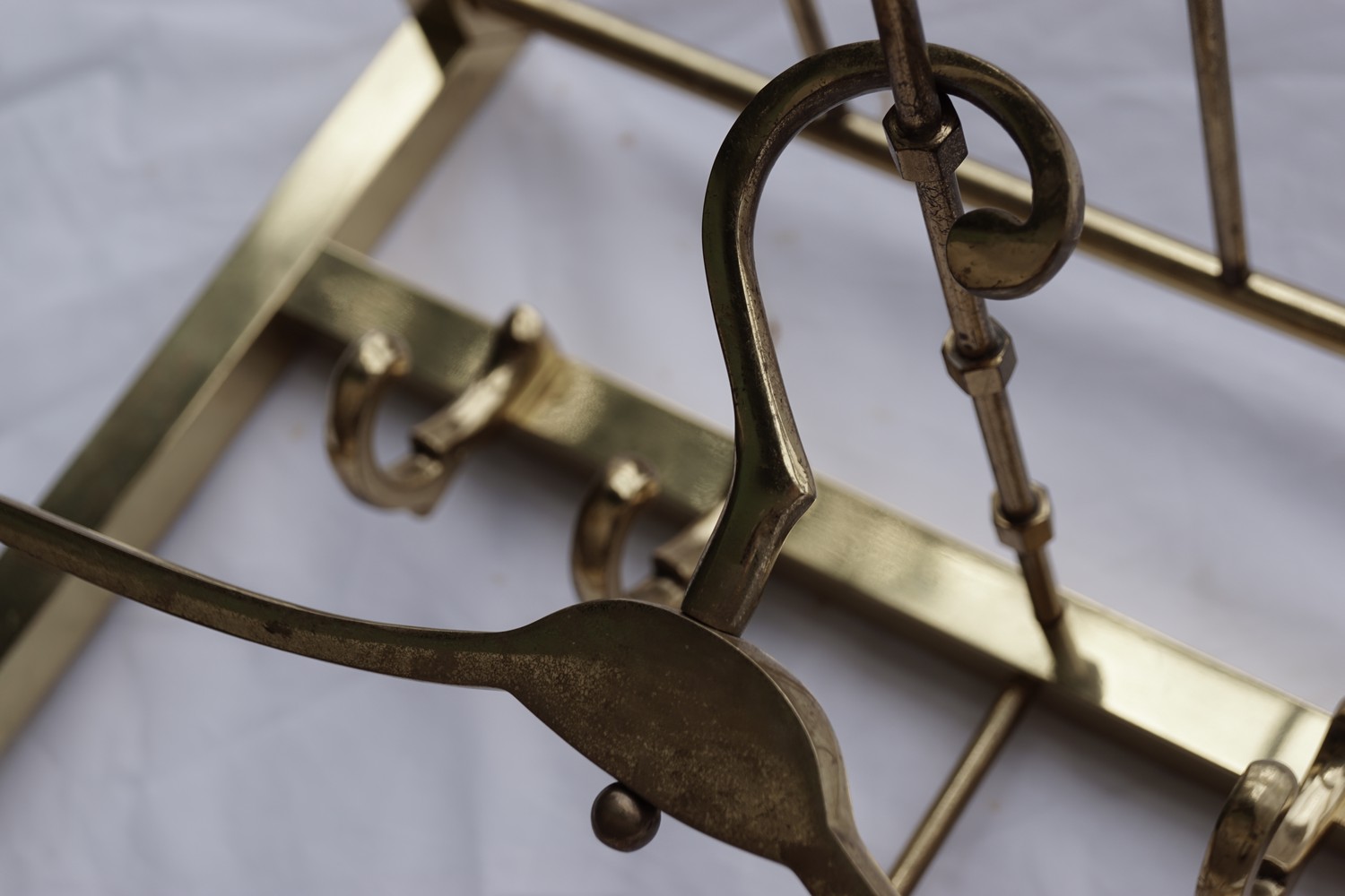 Messing Kleiderbügel Vintage