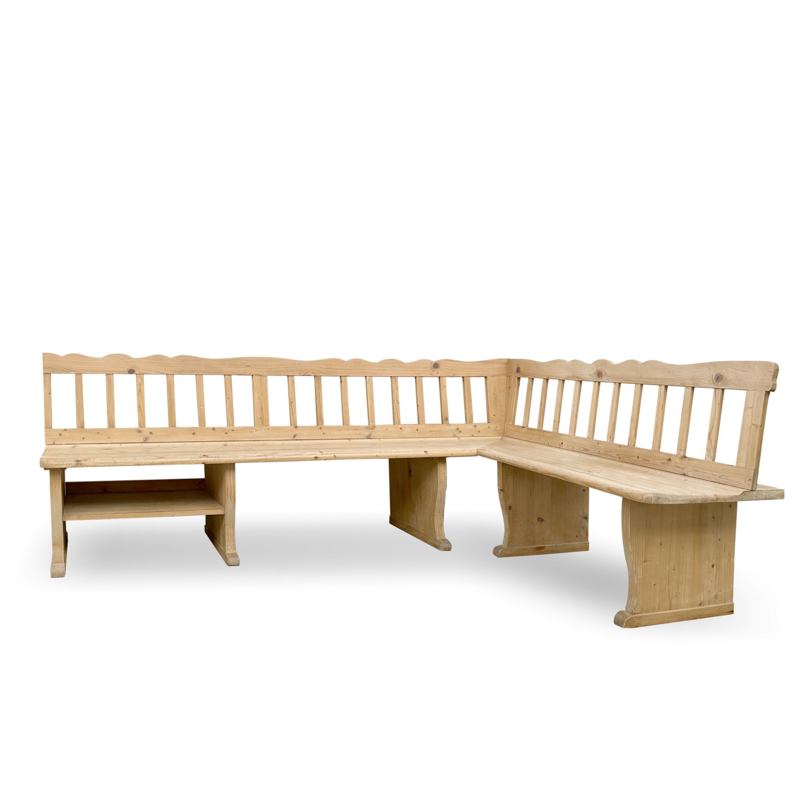 Vintage Eckbank Küchensitzbank Altholz Massiv