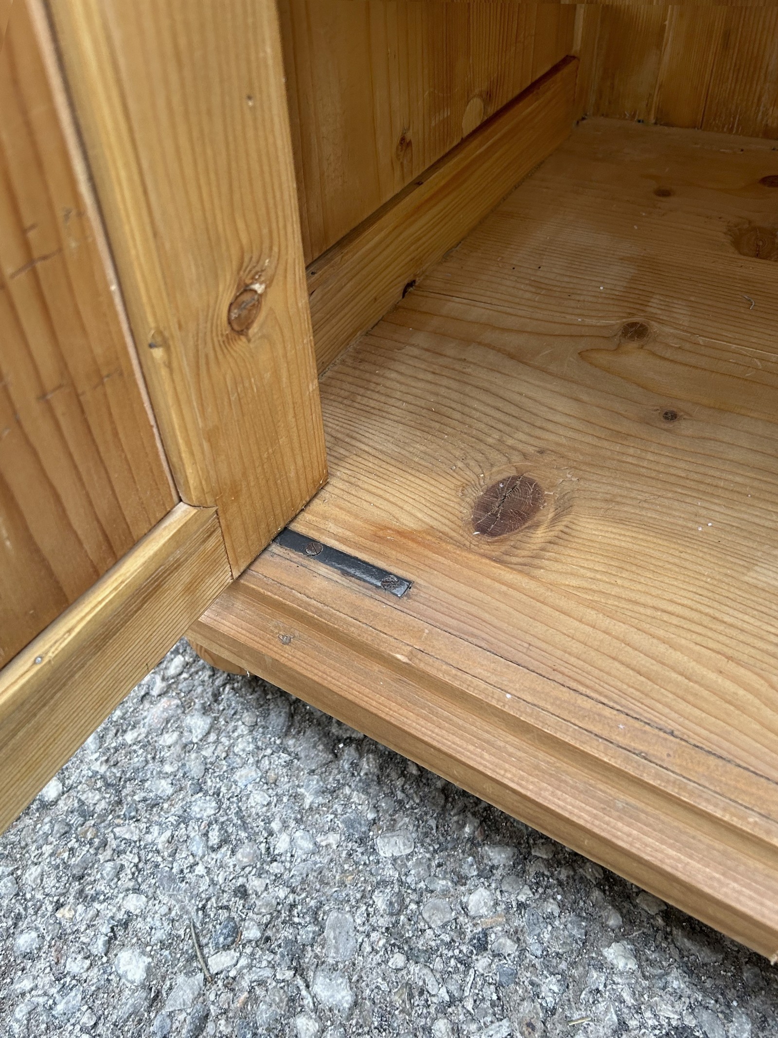 Landhaus Geschirrschrank Weichholz Bauernschrank Vitrine ♥