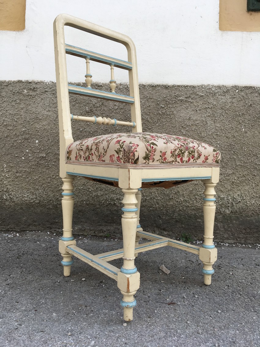 Shabby Chic SEssel creme