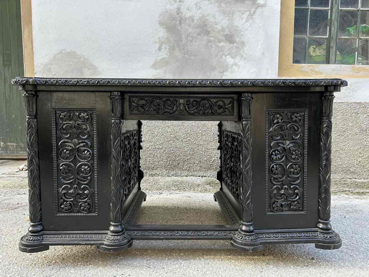 Antiquität Renaissance Schreibtisch antik Barock Möbel