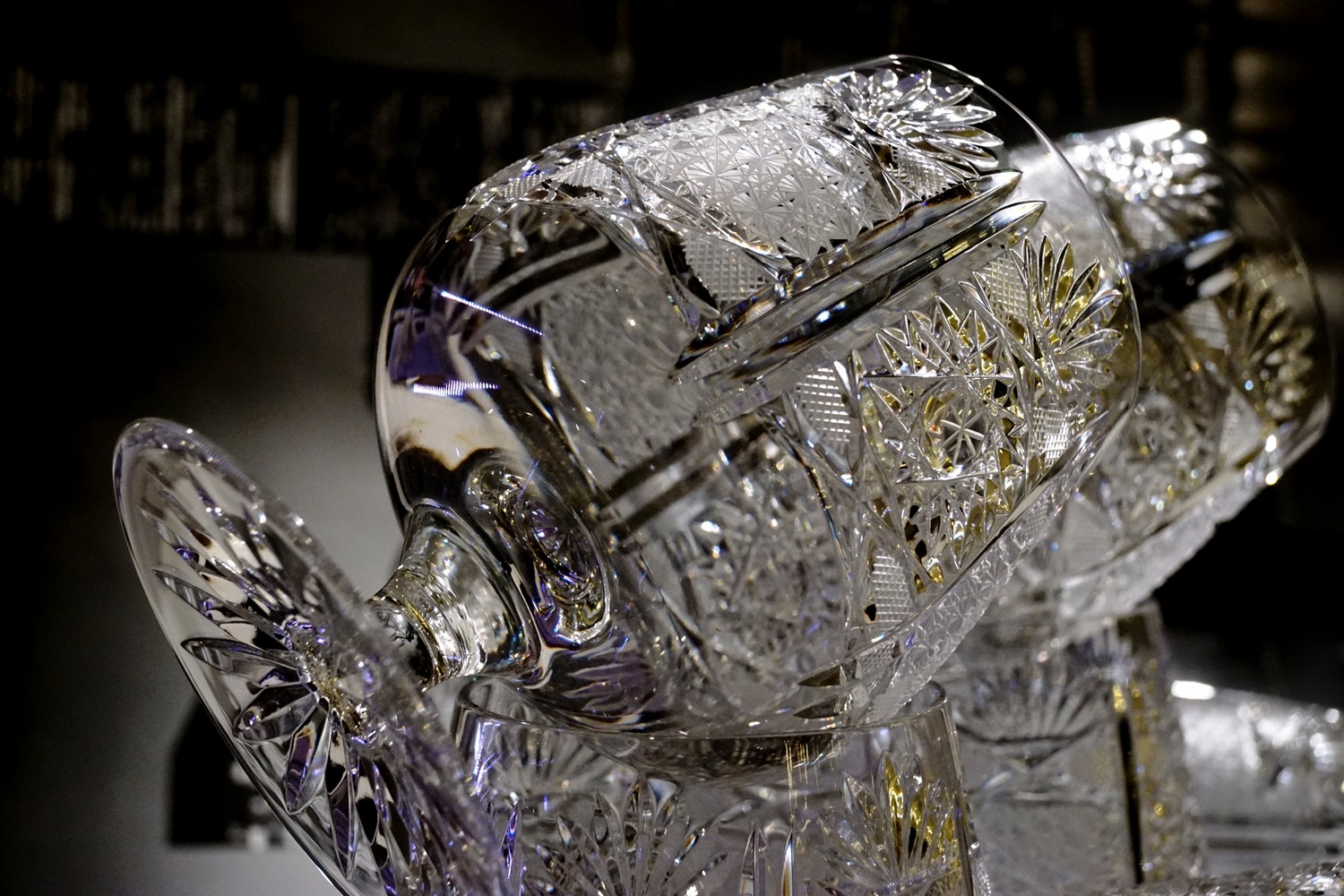 Bleikristall nosing Gläser Vintage neuwertig Cognak Whisky schwer