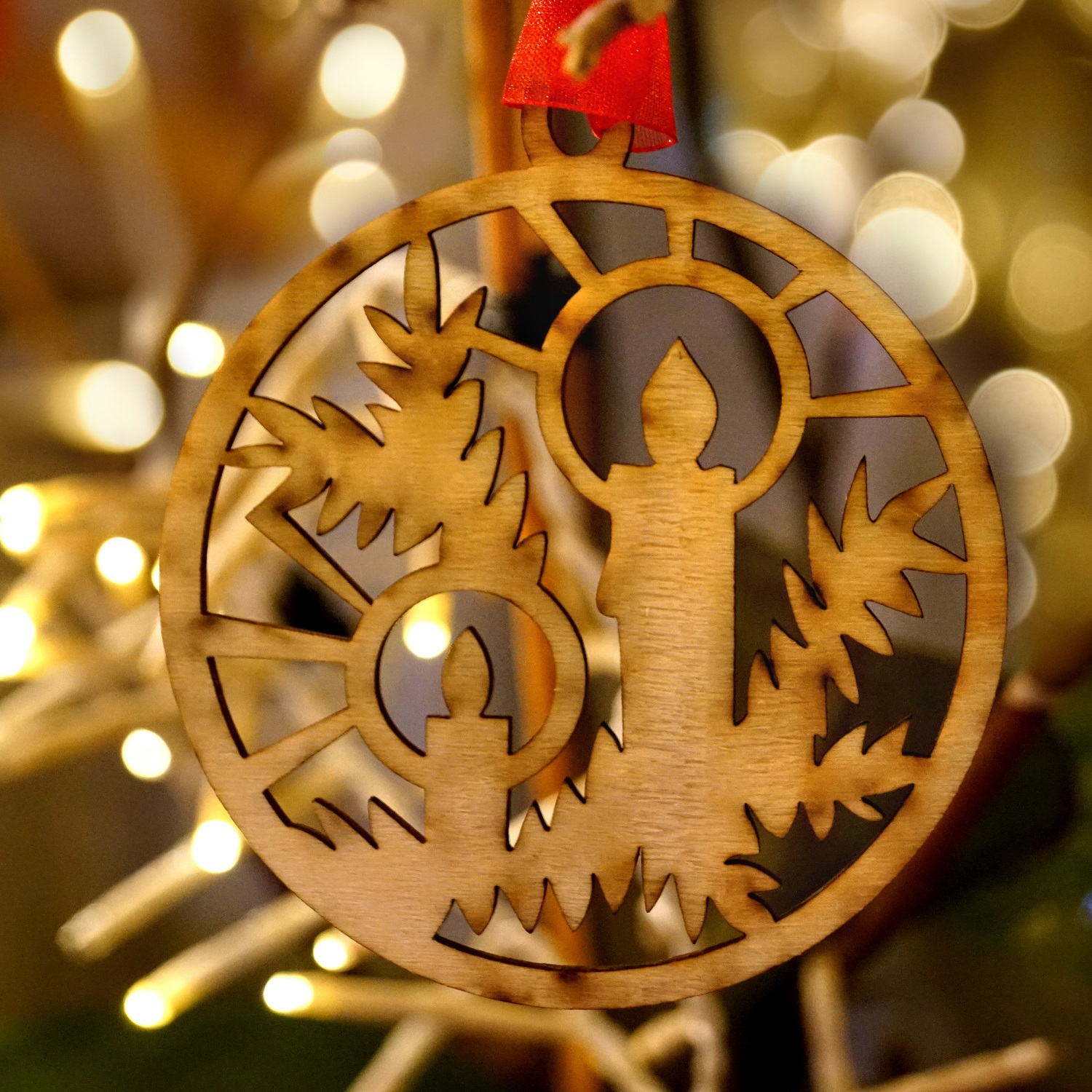 Weihnachtsbaumschmuck rustikaler Christbaumschmuck Holz