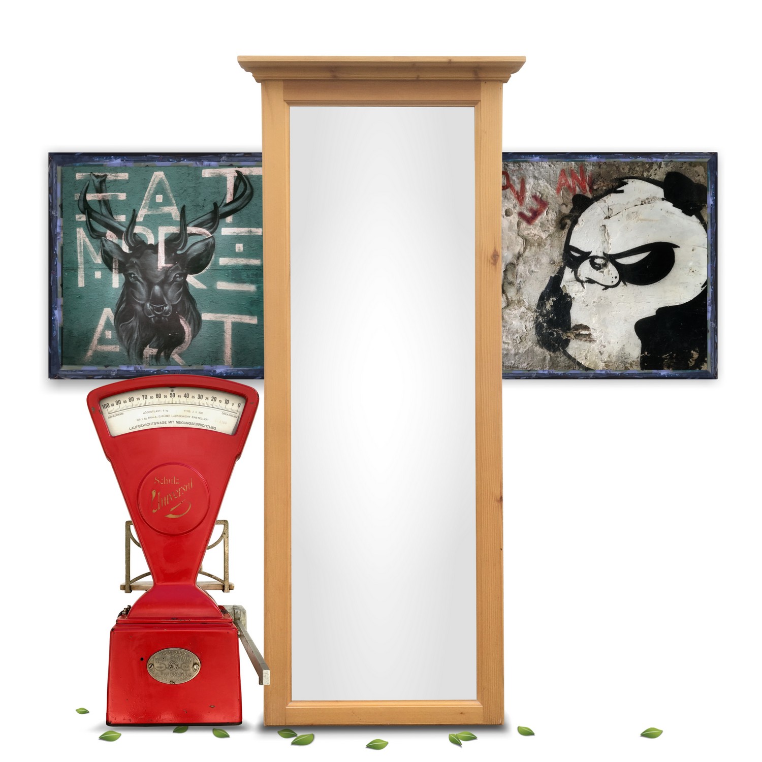 Garderobe Weichholz-Gebürstet Garderobenpaneel Landhausstil Garderobe Spiegel Wandpaneel groß Landhausstil Holz gebürstet Hotelmöbel 200