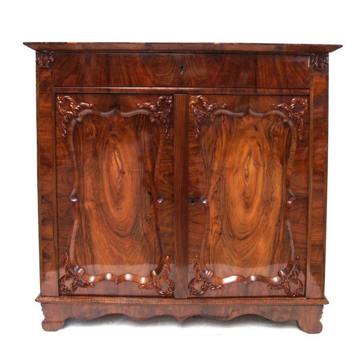 Trumeau antik antik hochglänzend restauriert Kommode