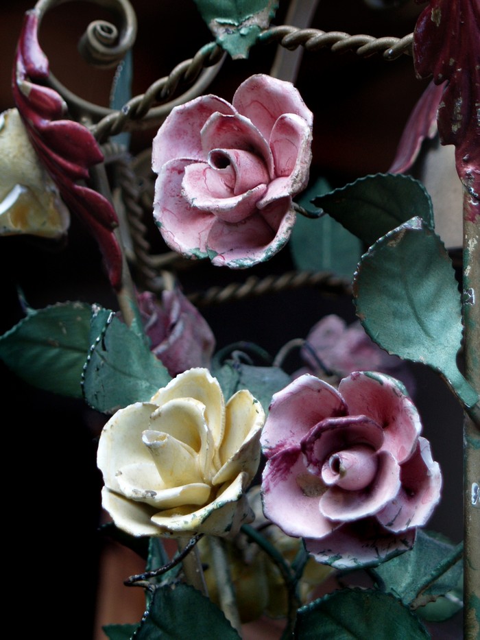 Haengelampe Porzellanrosen