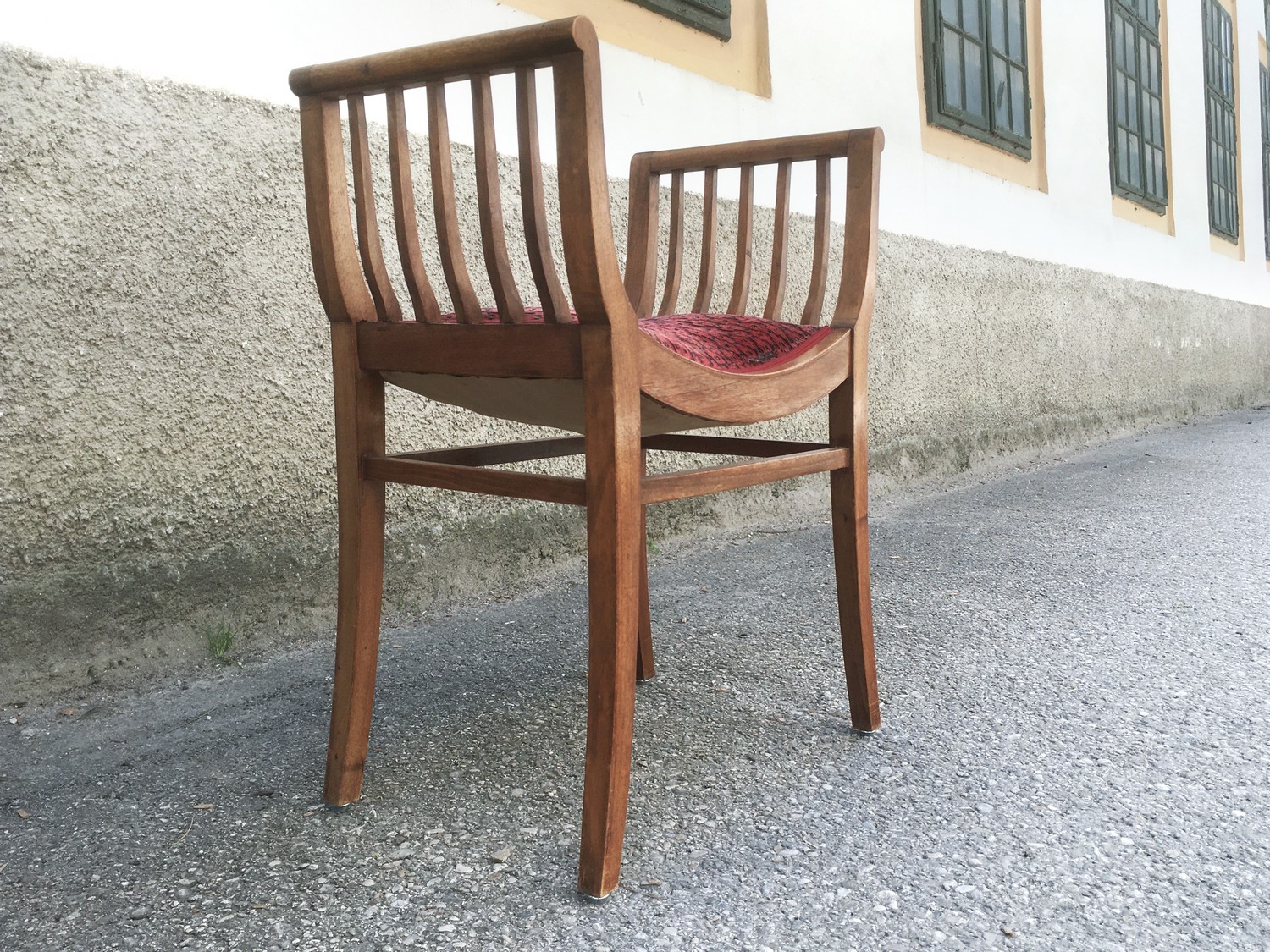 Gondel Stuhl Jugendstil Sprossen antik