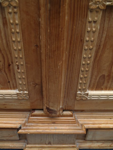 Weichholz Kleiderschrank Bauernschrank Naturholz