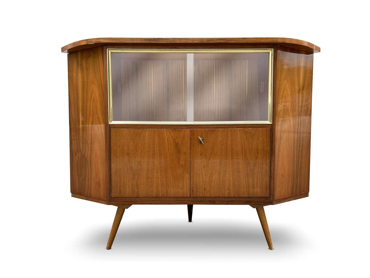 Vintage Eckkommode Kommode 60er-Jahre Retro  eckkommode vintage