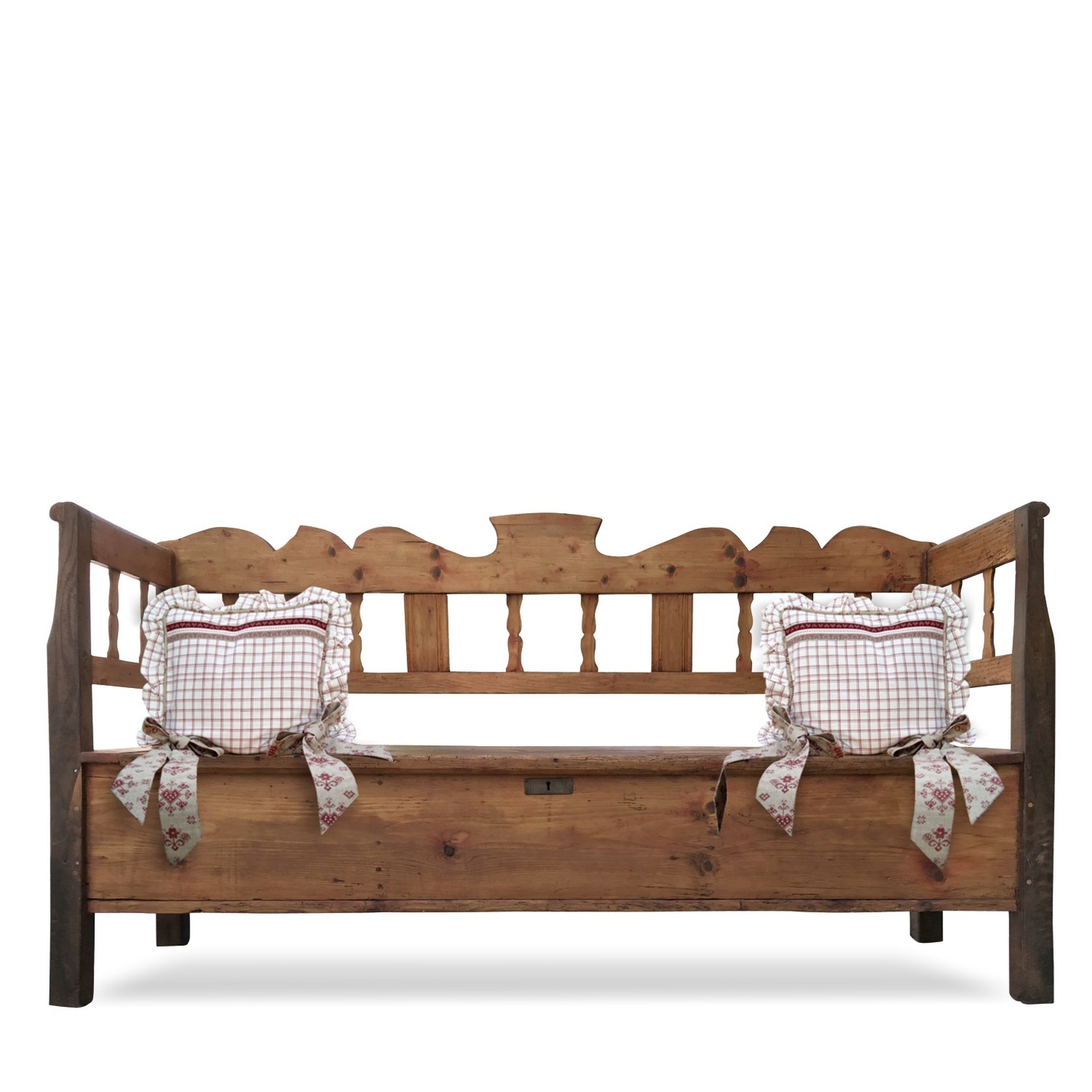 Truhensitzbank antik