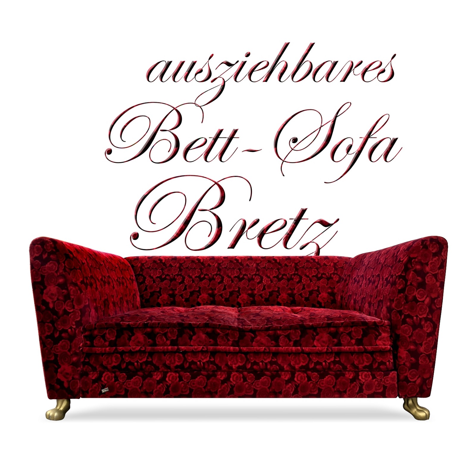 Bretz Sofa Monster Rosenstoff Bettsofa Schlafsofa ausziehbar Bretz Monster Sofa
