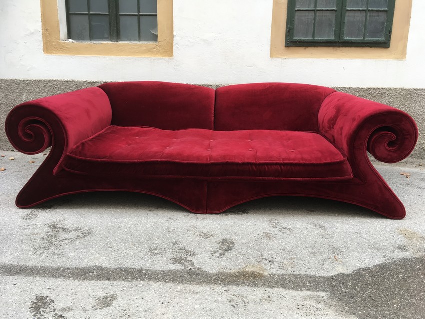 BRETZ Sofa Mamma Mammut blutrot Riesensofa