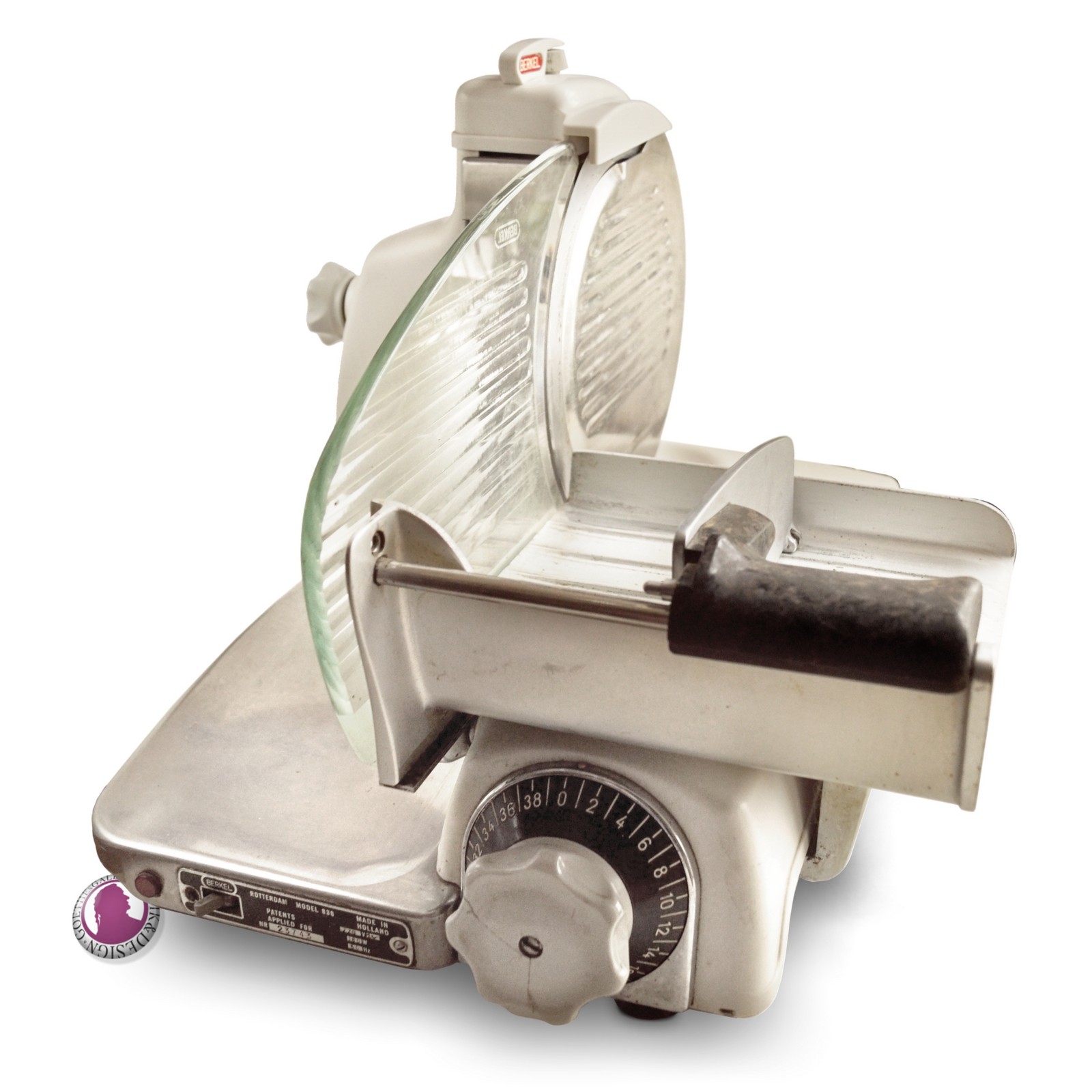 Vintage Berkel Aufschnittmaschine Mid Century 836 beige Design proisciutto Brotmaschine Brotschneidemaschine Küchengerät Retro Küche Retroküche Küchenmaschine proisciutto 50s 60er-Jahre