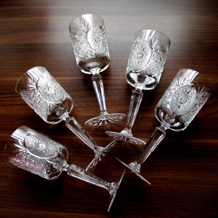 Bleikristall Weinglas