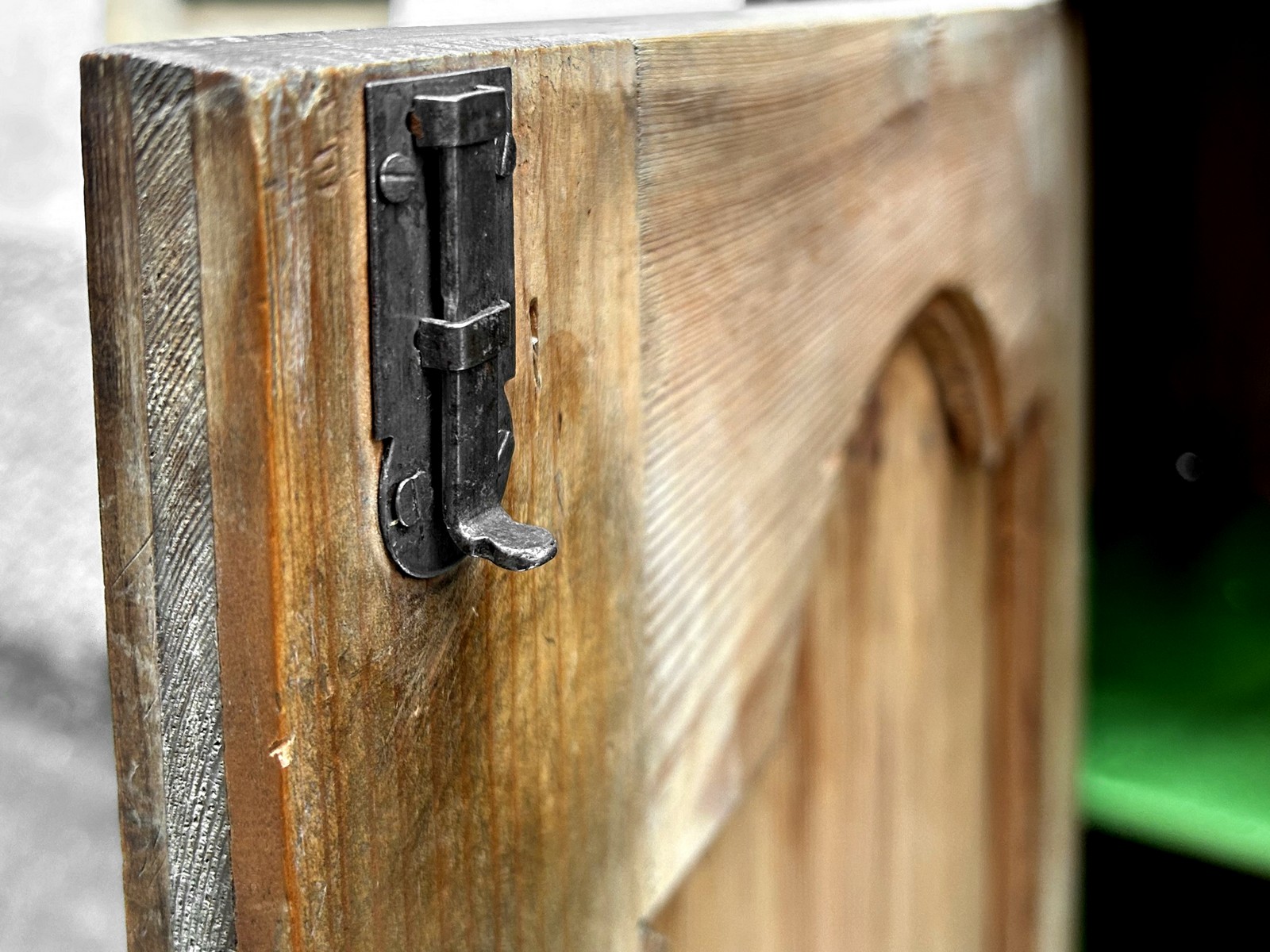 Spätbiedermeier Vertiko Halbschrank ca. 1860 mit Aufsatz antik